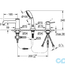 розмір змішувач на борт ванни grohe bauclassic 25118000