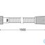 креслення Душовий шланг Grohe Relexaflex 45973000