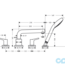 розмір змішувач для ванни hansgrohe talis s 72419000