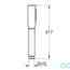 креслення Ручний душ Grohe Grandera Stick 26037000