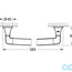 чертеж Крючок для халатов Grohe Grandera 40633000