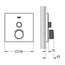 креслення Термостат Grohe Grohtherm SmartControl 29153LS0