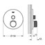 креслення Термостат Grohe Grohtherm SmartControl 29118000