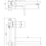 розмір змішувач для раковини imprese breclav vr-05245