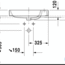 розміри раковина накладна duravit happy d.2 2317650000
