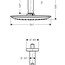 креслення Верхній душ Hansgrohe PuraVida 27390400