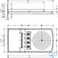 чертеж  Верхний душ Hansgrohe Raindance Rainfall 240 Air 28400000