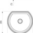 креслення Раковина Ravak Moon 1C