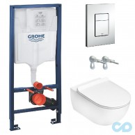 Інсталяція Grohe Rapid SL 38772001 c підвісним унітазом Flaminia App AP118G