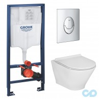 Інсталяція Grohe Rapid SL 38721001 c підвісним унітазом Roca Gap A34H0N8000