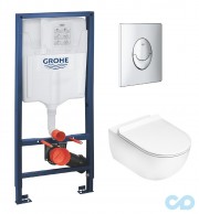 Інсталяція Grohe Rapid SL 38721001 c підвісним унітазом Flaminia App AP118G