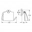 креслення паперотримач Grohe Essentials 40367AL1
