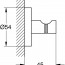 креслення Гачок для ванної Grohe Essentials 40364AL1