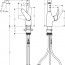 креслення Кухонний змішувач Hansgrohe Focus M42 71800800