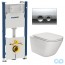 Інсталяція Geberit Duofix 458.161.21.1 з підвісним унітазом Roca Gap Clean Rim A34H470000