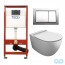 Інсталяція для унітазу Tece Base 9400006 c підвісним унітазом Simas Vignoni VI18