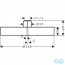креслення Верхній душ Hansgrohe Rainfinity 1jet 26228700