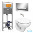 Інсталяція для унітазу Imprese 3в1 i8120 з підвісним унітазом Kolo Idol M1310002U