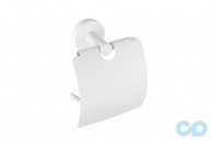 Тримач туалетного паперу Bemeta White 104112014 з кришкою