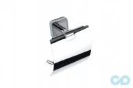 Тримач туалетного паперу Bemeta Tasi 154112012 чорний з кришкою