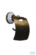 Тримач туалетного паперу Bemeta Kera 144712017 бронза з кришкою