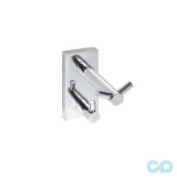 Гачок Bemeta Beta 132405222 хром подвійний високий