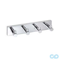 Планка з чотирма гачками Bemeta Beta 132405212 хром
