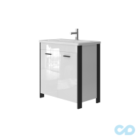 Тумба з умивальником Juventa Brooklyn Br-80 чорна