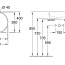 чертеж Накладная раковина Villeroy&Boch Collaro 4A184001
