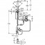креслення Кухонний змішувач Grohe Minta Touch 31360001