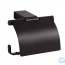 Держатель туалетной бумаги Bemeta Nero 135012010 черный с крышкой