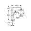 креслення Набір для ванни Grohe Eurosmart 123246R