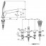 креслення Змішувач для ванни на 4 отвори Kludi Objekta 324250575 хром