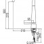 креслення Кухонний змішувач Nobili Likid LK00113CR