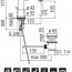 креслення Змішувач для раковини Nobili Sofi SI98118/1CR