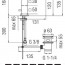 креслення Змішувач для раковини Nobili Loop LPC90118/1CR