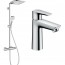 Душова система Hansgrohe Crometta Е 240 27271000 + Змішувач для раковини Hansgrohe Talis E 71710000
