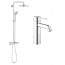 Душова система Grohe Euphoria 27296002 + Змішувач для раковини Grohe Essence 23589001