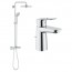Душова система Grohe Euphoria 27296002 + Змішувач для раковини Grohe BauLoop 23335000
