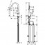 креслення Кухонний змішувач Hansgrohe Focus M41 73880000