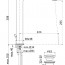 креслення Високий змішувач для раковини Paffoni EL085NO