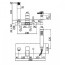 креслення Змішувач для ванни з душовим гарнітуром Paffoni Effe EF 001 CR