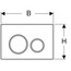 креслення Кнопка змиву Geberit Sigma21 115.652.JM.1