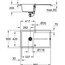 креслення Кухонна мийка Grohe K400 31640AP0