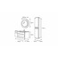 технічна схема Дзеркало для ванної Botticelli Vanessa VnМ-80 4820142272372