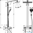 креслення Душова система Hansgrohe Rainmaker Select E 360 27288400