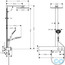 креслення Душова система Hansgrohe Raindance E 300 27363000