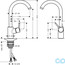 розмір змішувач для кухні hansgrohe talis s² variarc 14870000