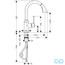 размер смеситель для кухни hansgrohe talis classic 14863000