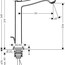 размер смеситель для раковины hansgrohe metropol classic 31303090